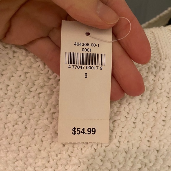 Banana Republic sleeveless sweater white size S - Picture 3 of 4